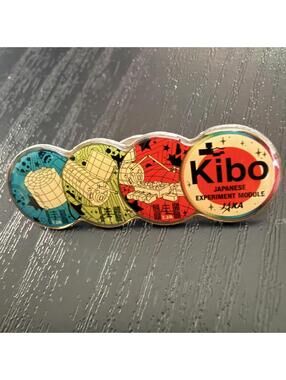 Souvenir Lapel Pin KIBO Japanese Experiment Module 🔥Rare🔥collectible